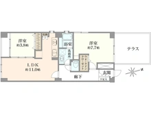 【東京都/大田区山王】ワールドパレス 間取り図