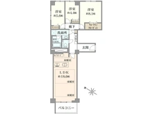 【東京都/世田谷区瀬田】ガーデンハウス 間取り図