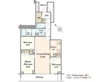 【東京都/豊島区高田】桜プレイス 間取り図