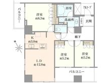 【東京都/三鷹市下連雀】クレッセント三鷹ザ・タワー 間取り図