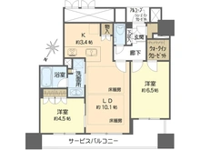 【大阪府/大阪市西区江戸堀】ザ・ファインタワー大阪肥後橋 間取り図