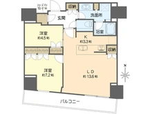 【大阪府/大阪市北区堂島】ブリリアタワー堂島 間取り図