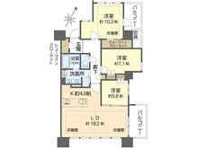 【大阪府/大阪市都島区片町】プラウド大阪城 間取り図