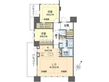 【大阪府/大阪市都島区片町】プラウド大阪城 間取り図