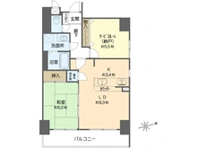 【大阪府/大阪市中央区松屋町】パインコート松屋町 間取り図