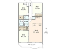 【東京都/葛飾区宝町】ロイヤルプラザお花茶屋 間取り図
