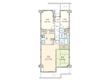 【東京都/葛飾区柴又】ガーデンプラザ柴又弐番館 間取り図