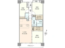 【東京都/墨田区京島】ナイスアーバン京島 間取り図