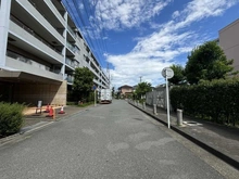 【神奈川県/川崎市多摩区宿河原】アクエージュ多摩川 前面道路