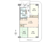 【神奈川県/横浜市栄区長沼町】コープ野村戸塚長沼 間取り図