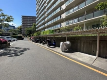 【大阪府/吹田市山田西】シーアイハイツ南千里 B棟 バイク置き場