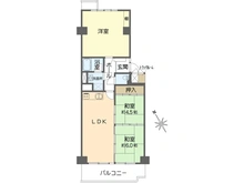 【大阪府/吹田市山田西】シーアイハイツ南千里 B棟 間取り図