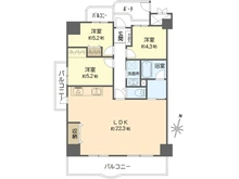 【大阪府/守口市大日町】藤和守口ハイタウン 間取り図