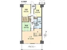 【大阪府/大阪市淀川区東三国】ソシエ北大阪 壱期棟 間取り図
