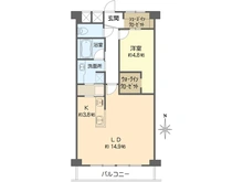 【大阪府/吹田市豊津町】ライオンズマンション第六江坂 間取り図