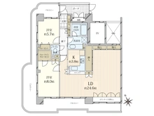 【兵庫県/西宮市甲子園口北町】メゾン甲子園口北町 間取り図