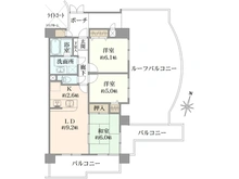 【神奈川県/相模原市緑区東橋本】ロアーブル・ガーデン橋本 間取り図