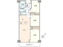 【神奈川県/横浜市港南区日野南】港南台日野ハイツ 間取り図