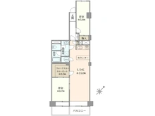【神奈川県/横浜市港北区大倉山】大倉山ハイム 弐号棟 間取り図