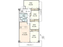 【神奈川県/横浜市保土ケ谷区星川】ボナハイツ星川 間取り図