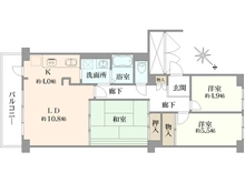 【神奈川県/相模原市南区大野台】コープ野村相模大野台 間取り図