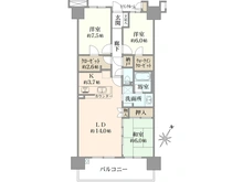 【神奈川県/横浜市緑区長津田みなみ台】プリマシティ D棟 間取り図
