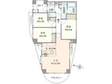 【神奈川県/横浜市緑区長津田町】アーバンビュー長津田 間取り図