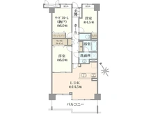 【神奈川県/横浜市港北区日吉本町】ライオンズガーデン日吉本町 間取り図
