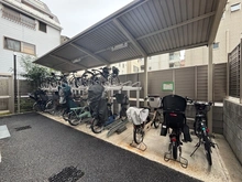 【東京都/文京区小石川】オープンレジデンシア小石川三丁目 駐輪場