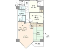【東京都/国立市東】マイキャッスル国立 間取り図