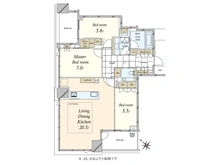 【東京都/港区虎ノ門】パークコート虎ノ門 間取り図