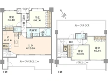 【千葉県/市川市二俣】アーバンビュー下総中山 間取り図