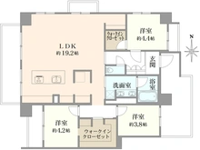 【千葉県/習志野市大久保】シティハウス津田沼東WESTTOWER 間取り図