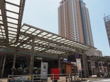 【千葉県/市川市市川南】パークシティ市川 B棟 中央総武線・総武線快速「市川駅」（現地より約815m）：