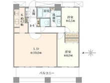 【東京都/港区港南】TOKYO　SEA　SOUTH　ブランファーレ 間取り図