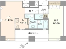 【東京都/港区芝浦】ザ・タワー芝浦 間取り図