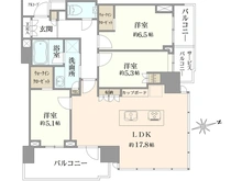 【東京都/港区芝浦】プラウドタワー芝浦 間取り図