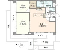 【東京都/板橋区成増】ミオカステーロ成増II 間取り図