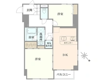 【東京都/立川市錦町】立川シティハイツ 間取り図
