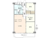 【東京都/足立区大谷田】ボナハイツ中川 A棟 間取り図