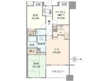 【東京都/足立区六月】レーベンハイム竹ノ塚ヴィナロス 間取り図