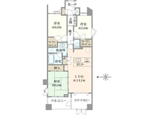 【東京都/足立区中川】ヴェルビュ亀有 間取り図