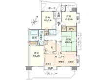 【埼玉県/さいたま市桜区南元宿】ダイアパレス中浦和II 間取り図