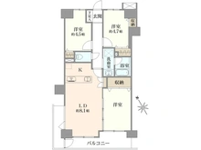 【埼玉県/戸田市新曽南】メイツ戸田公園 間取り図