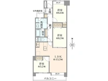 【埼玉県/さいたま市中央区鈴谷】コープ野村クローバーシティ与野四番館 間取り図