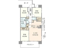【埼玉県/さいたま市北区日進町】プラウド宮原ガーデニア 間取り図