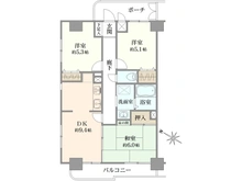 【埼玉県/さいたま市桜区南元宿】ビューパレー浦和南元宿 間取り図