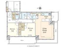 【東京都/江東区豊洲】ベイズ　タワー＆ガーデン 間取り図