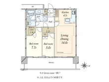 【東京都/江東区豊洲】アーバンドックパークシティ豊洲 タワーA 間取り図