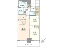 【神奈川県/川崎市川崎区港町】リヴァリエ C棟 間取り図